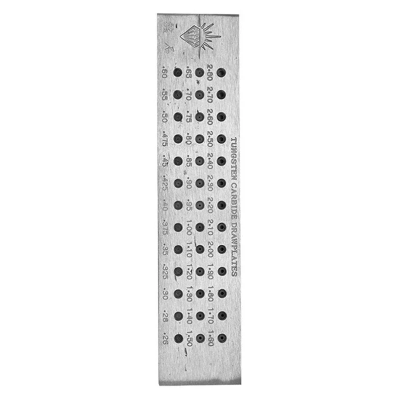 

39 Holes 0.26-2.80 mm Tungsten Carbide Pull Wire, Used for Making Round Jewelry