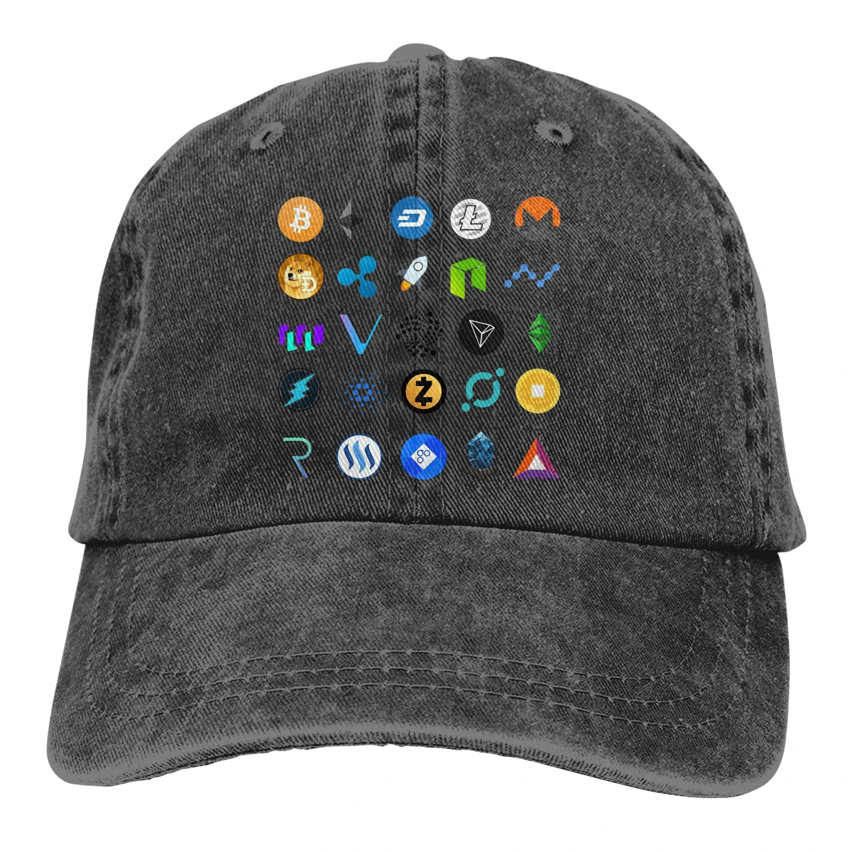 

Adjustable Solid Color Baseball Cap Crypto Coins Cool Washed Cotton Dogecoin Funny Bitcoin Sports Woman Cap