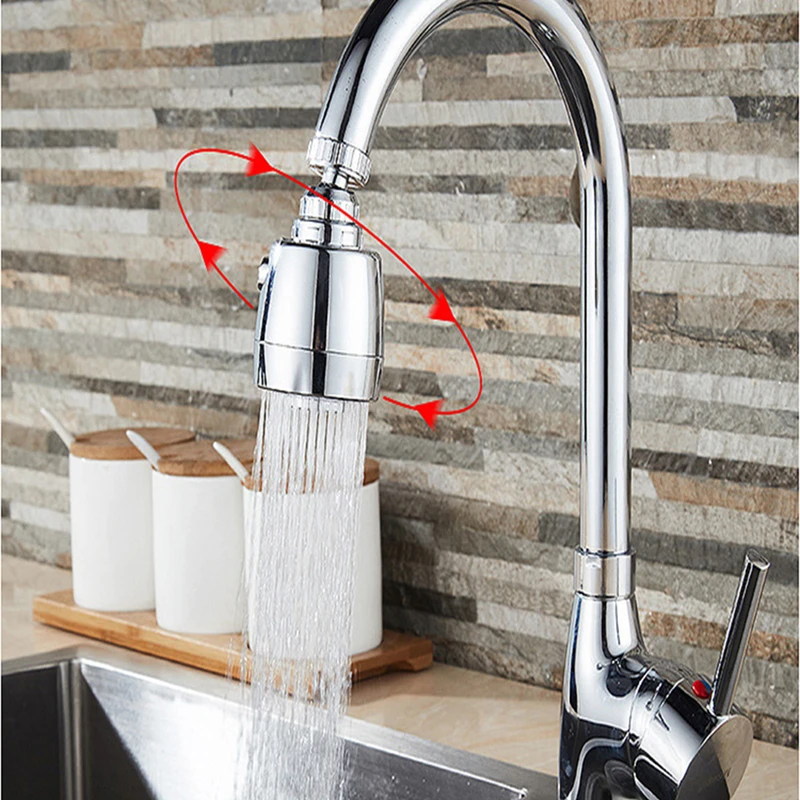 

Hot Sale 360 Degree Rotation Kitchen Sink Water Faucet Adapter Nozzle Tap Extension Aerator Adjustable Bubbler Diffuser Filter