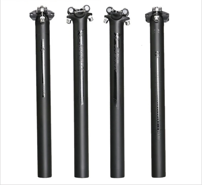 Toseek Conjunto Manillar De La Bicicleta Fibra Carbono UD Subida Plana Del + Stem Seatpost Mtb Carretera Bicicl | Спорт и