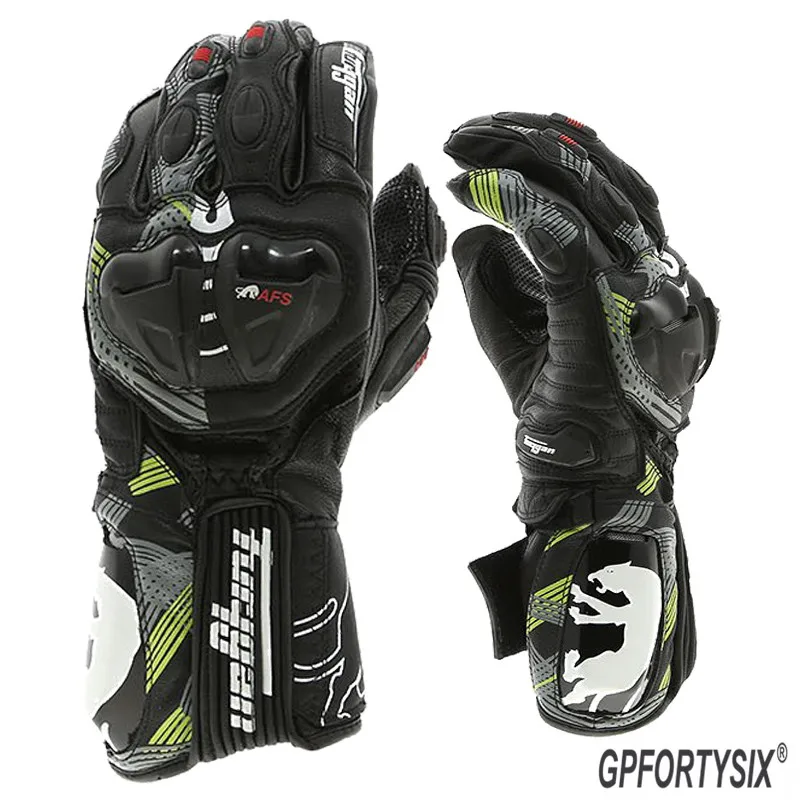 

KOMINE Men Motorcycle Racing Gloves Breathable Moto Gloves Goat Leather Titanium Alloy Protection Motocross Gloves Full Finger