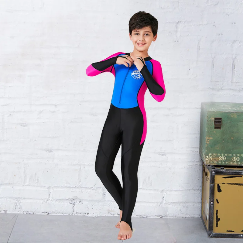 Hisea Детский костюм для дайвинга мальчиков Солнцезащитный купальник