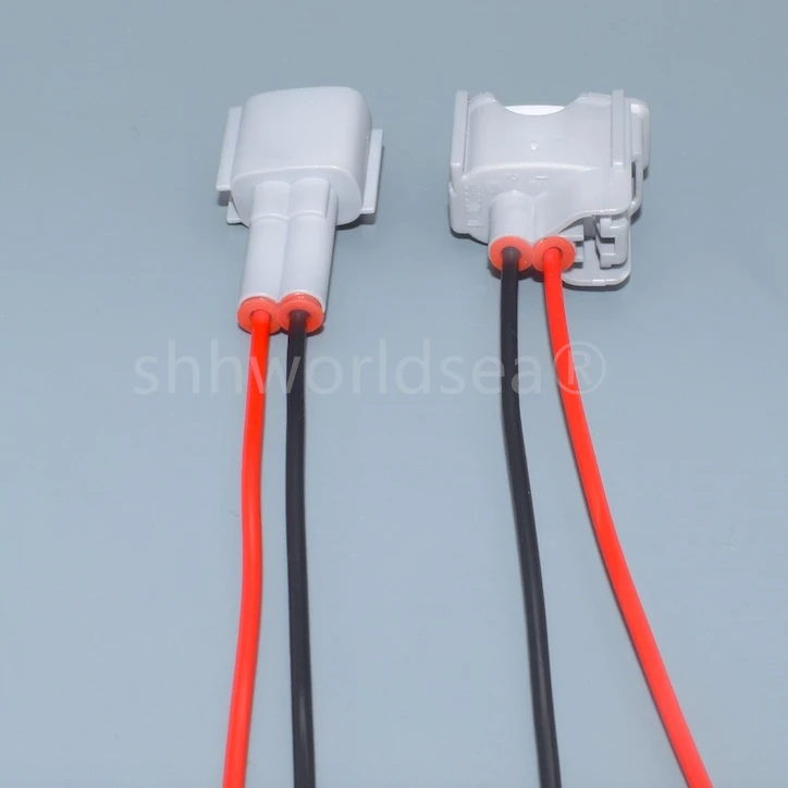 shhworldsea 2 Pin 2.2mm Fuel Injector Plug Auto Female Male Connector Wire Harness For Toyota Honda 6189-0611 90980-11875 | Автомобили и
