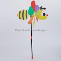 3d large animal bee windmill wind spinner yard garden decor cartoon windmill outdoor childrens toy home decoration