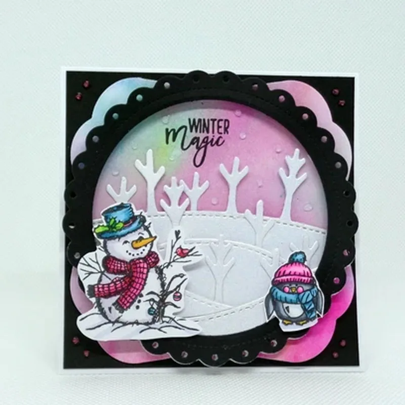 Квадратная кружевная рамка/шаблон металлические режущие штампы для