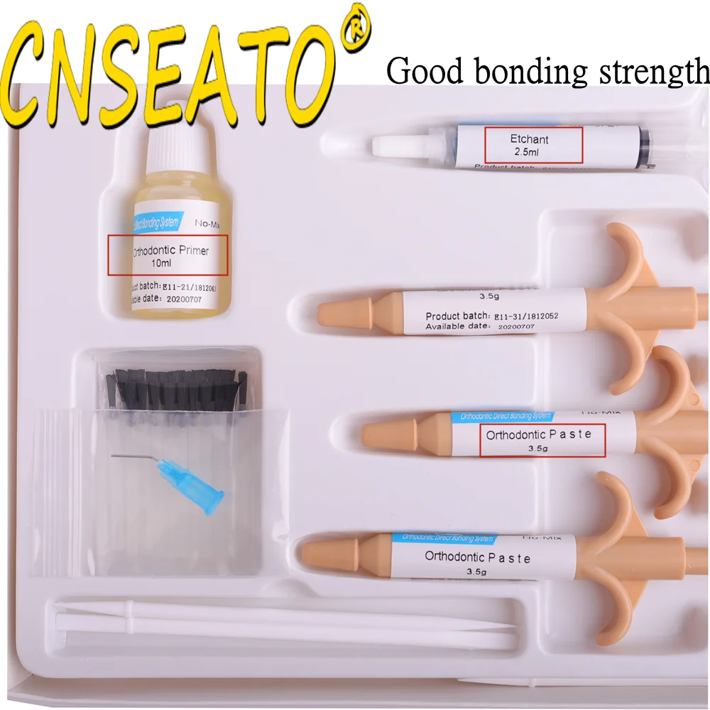 Стоматологический ортодонтический клейкий клей смола легкий лечебный