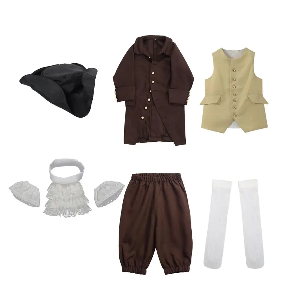 Детские Мальчики семейный Хэллоуин средневековый Карнавал косплей |