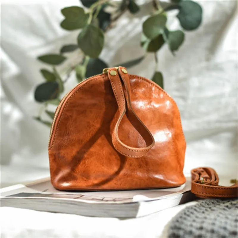 

Ручной работы в стиле ретро для женщин в виде ракушки сумка затежки-молнии для ношения в руке, маленькая сумка, сумка на плечо, сумка-мессенд...