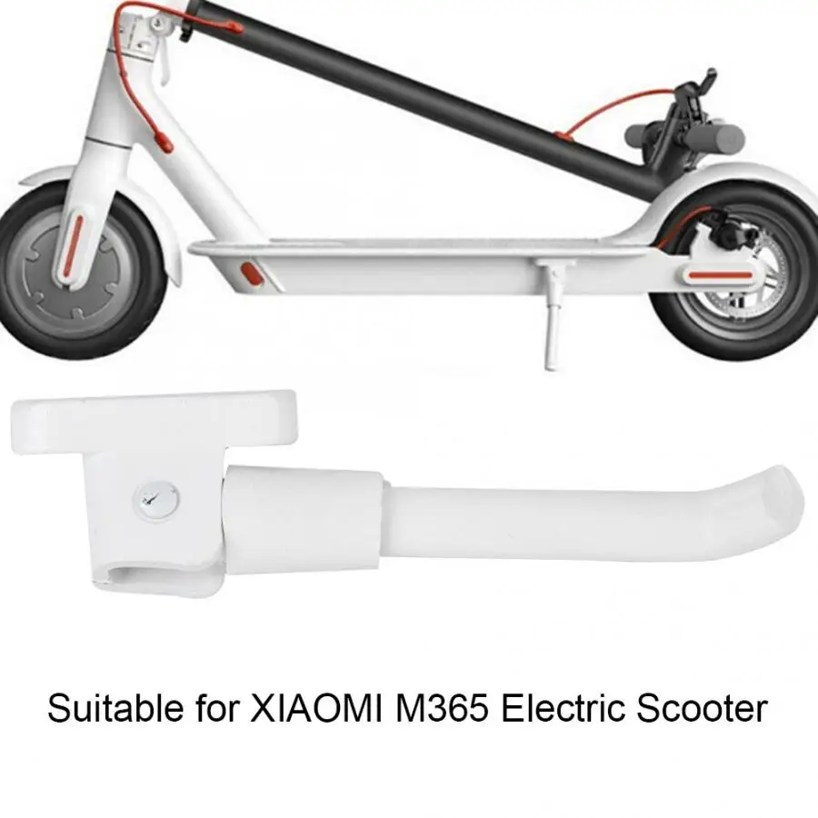 Aluminum Alloy Durable White Kickstand Foot Side Support Stand for M365 Electric Scooter For Accessories | Спорт и развлечения