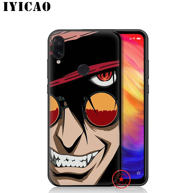 IYICAO Hellsing Alucard Soft Case for Xiaomi Redmi Note 8 7 6 5 Pro 5A 4X Back Silicone |