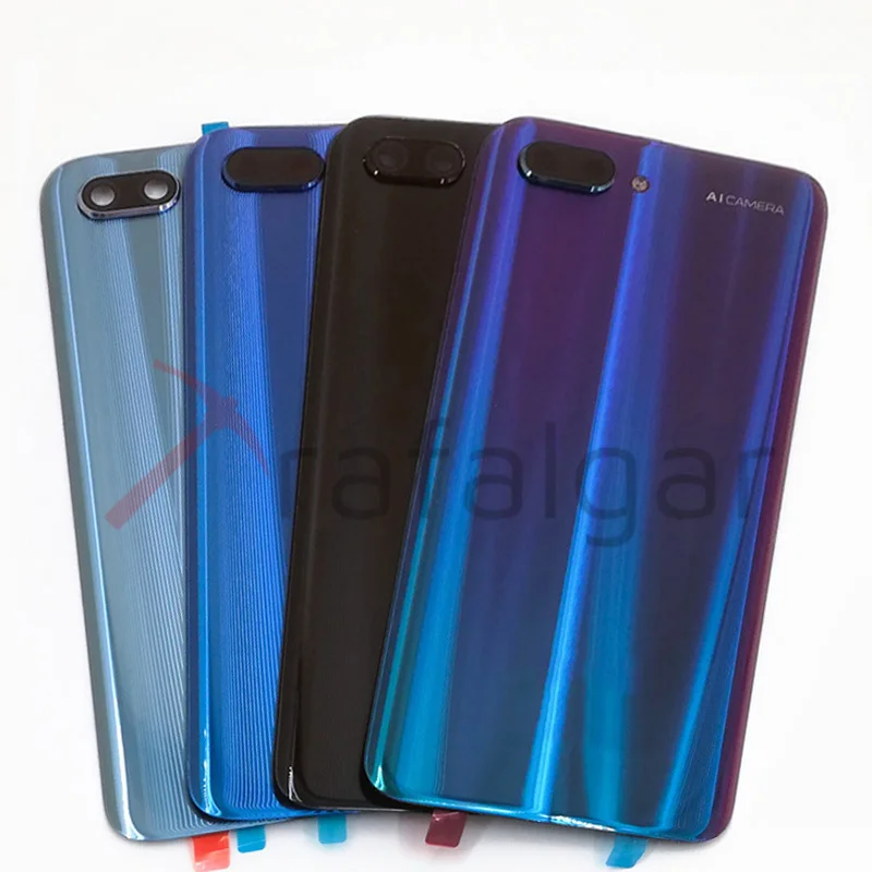 Для huawei Honor 10 крышка батареи задняя крышка Стекло чехол задняя крышка корпуса для huawei Honor 10 крышка батареи с камерой стекло объектив