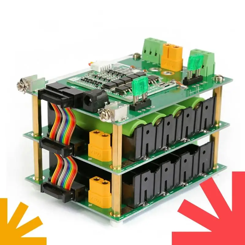 

16.8V4S 18650 Lithium-Batteriemanagementsystem BMS-Batteriebox-Schaltkreis, Der Die Schutzplatine Lehrt
