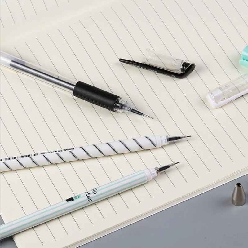 Симпатичные гелевая ручка в стиле мультфильма заправка подпись офисе стержни