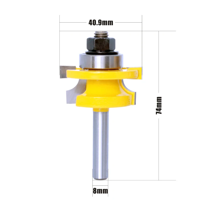

Фрезы CHWJW с хвостовиком 8 мм, 1-3 шт., подходит для деревообработки, режущий шип
