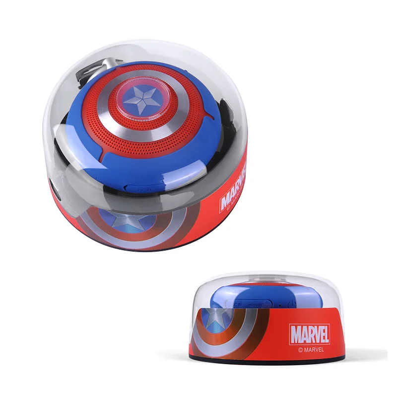 mobile phone subwoofer mini speaker portable wireless bluetooth small speaker captain america marvel peripheral card music free global shipping