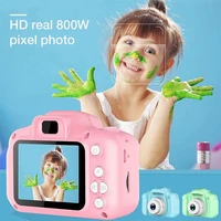 mini kids digital camera 1080p projection video camera educational toys with 2 inch display screen for child birthday gift