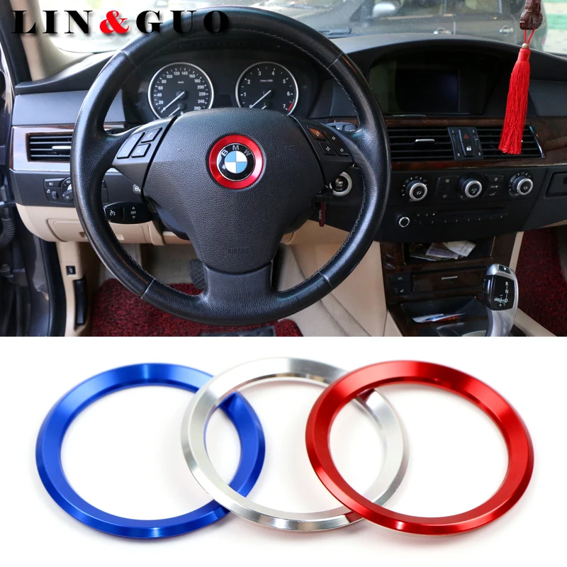 Чехол для E39 E36 E60 E90 E34 BMW E46 Автомобильная наклейка на руль из сплава декоративное