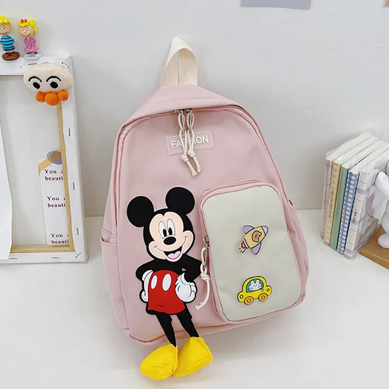 Детский рюкзак Disney милый школьный ранец с мультяшным Микки Маусом для детского