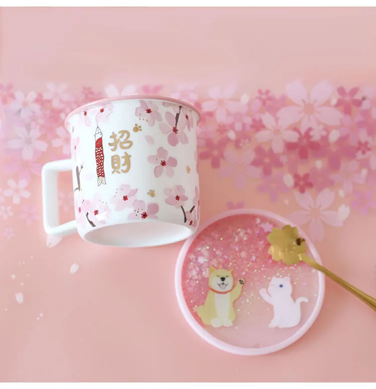 Oussirro креативный стиль Hello Lucky Kitty кошка молоко чай кофе кружки с ложкой костюм дети милые и комнаты украшения чашки воды