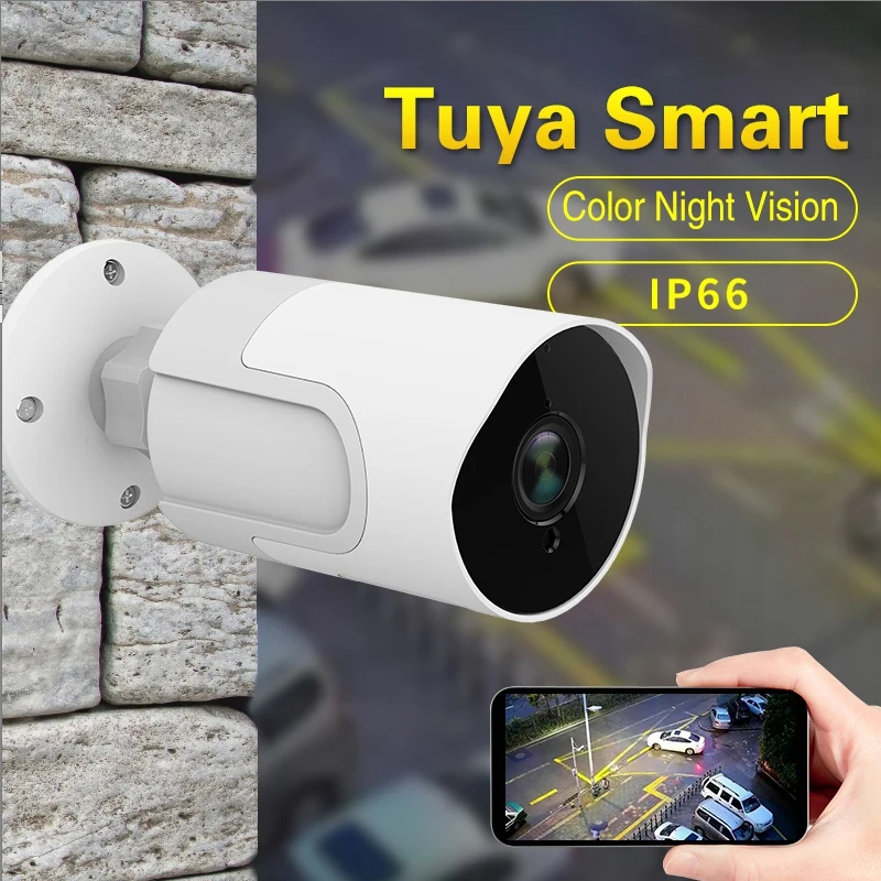 

V3 1080P WiFi Waterproof Outdoor Security Camera Motion Detection Surveillance Camera with Floodlight EU Plug