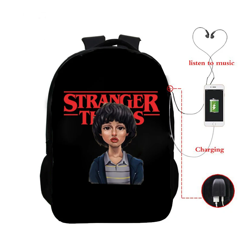 Рюкзак Stranger Things Season 3 смешной школьный рюкзак Eleven для мальчиков и девочек в стиле