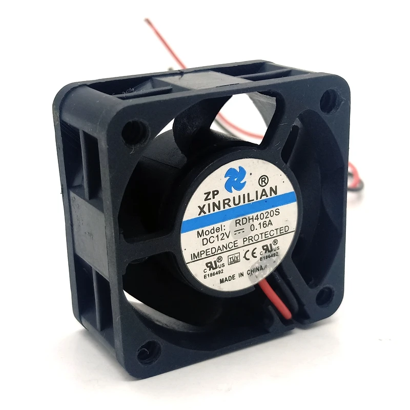 

2pcs RDH4020S 4020 12V Chassis Cooling Fan 4cm 40mm fans 0.16A