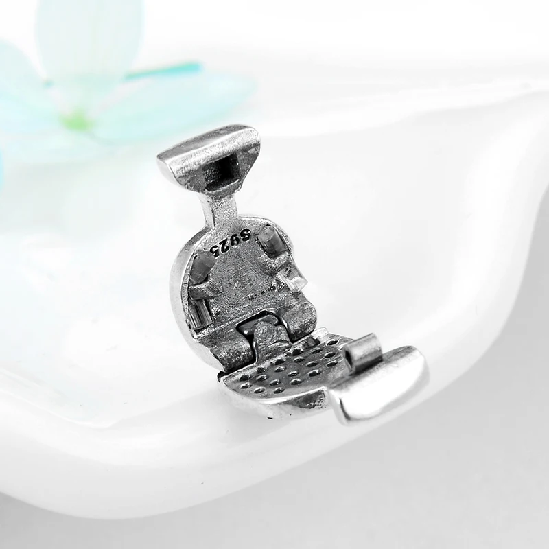 Женские Бусы-Клипсы из стерлингового серебра 925 пробы с кубическим цирконием