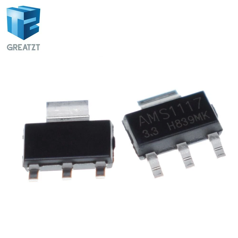 10 шт./лот AMS1117 серии AMS1117-3.3V AMS1117-ADJ AMS1117-1.8V AMS1117-1.2V AMS1117-5.0V AMS1117-2.5V AMS1117-3.3 AMS1117-5.0