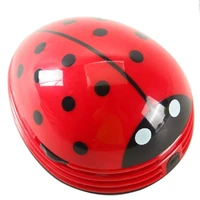 cute lovely ladybug dust collector cleaning brushes mini desktop vacuum cleaner home office keyboard cleaner hot new