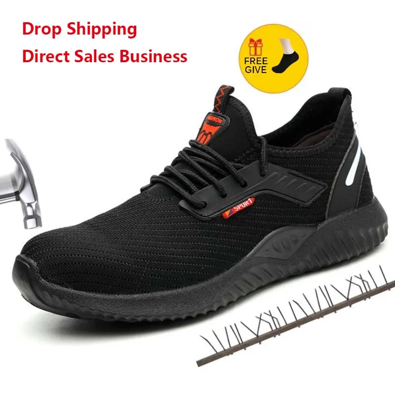 Рабочие защитные ботинки для мужчин женщин стальной носок неразрушаемые рабочие