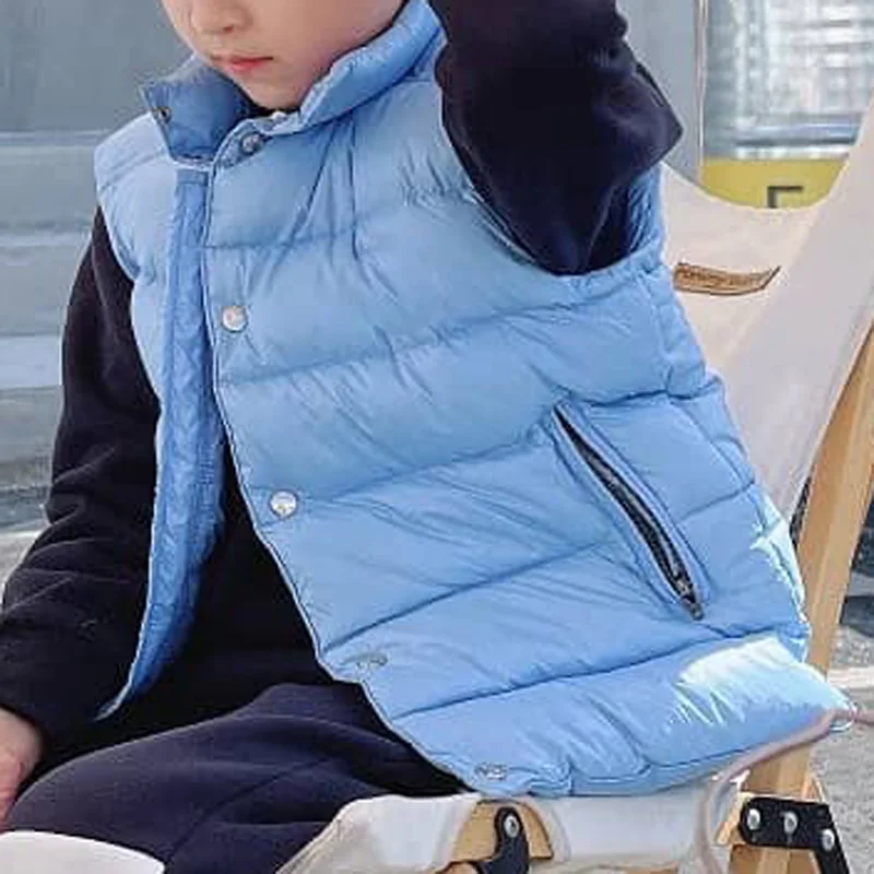

pre-sale 2021 New MO Boys Clothes Toddler Winter Coat Winter Jacket Women Boys Coat Baby Boy Clothes Down Vest Girls Vests