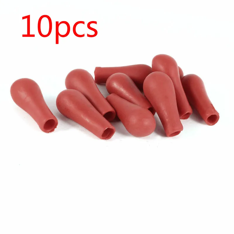 

10Pcs Dropper Red Rubber Bulb Head Dropping Bottle Insert Pipette Lab Supplies