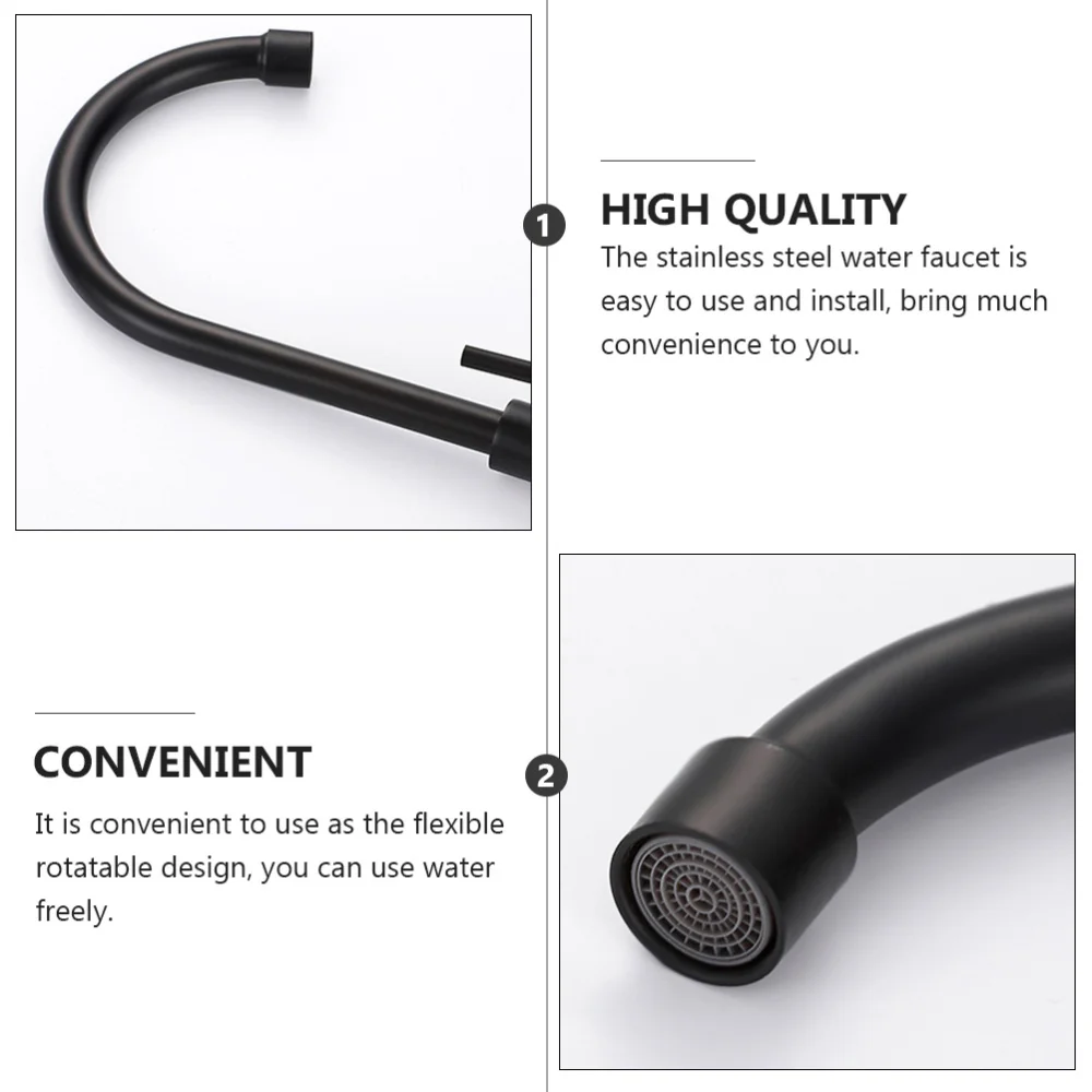 

Rotatable Water-tap Single Outlet Kitchen Stainless Steel Sink