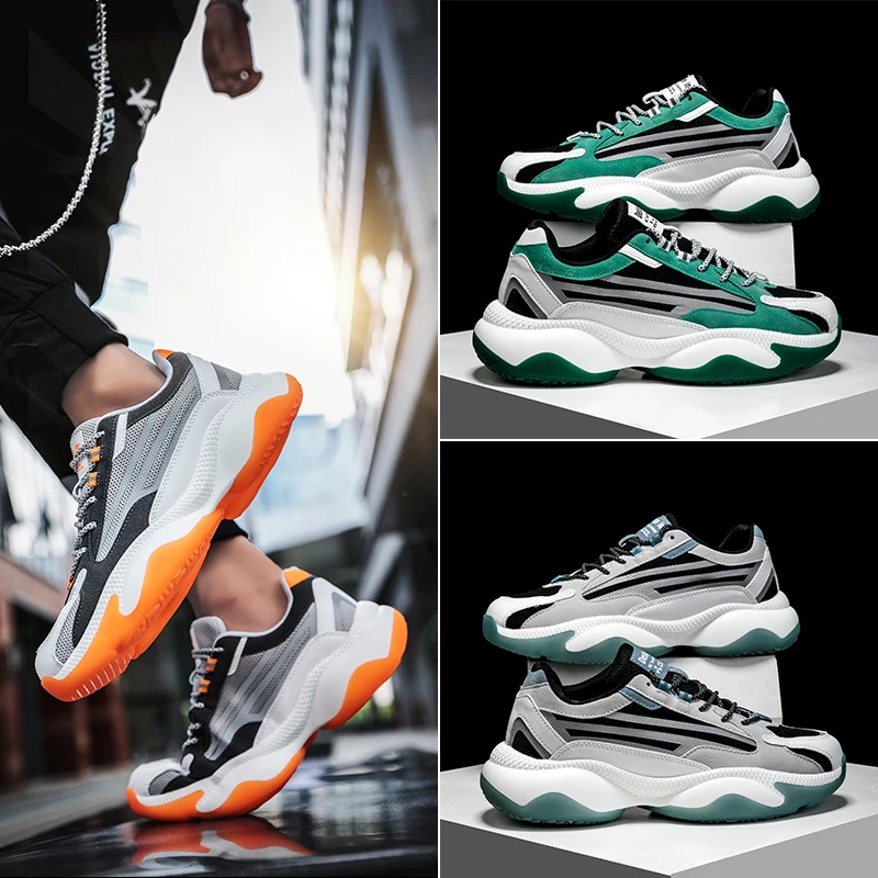 

New Arrival Men Sneaker Big Size Mens Walking Jogging Shoe Soft Bottom Man Athletic Running Sneaker Wearable Sports Shoe for Men