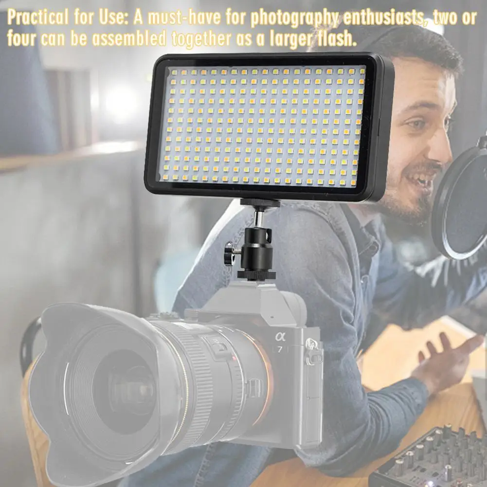 228LED светильник для видеокамеры и фотосъемки с якорем лампа красоты Vibrato