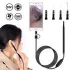 3-в-1 отоскоп для чистки ушей HD Видимый домашний эндоскоп для чистки ушей мини-камера для удаления ушей и воска визуальный эндоскоп для ушей, рот, носа