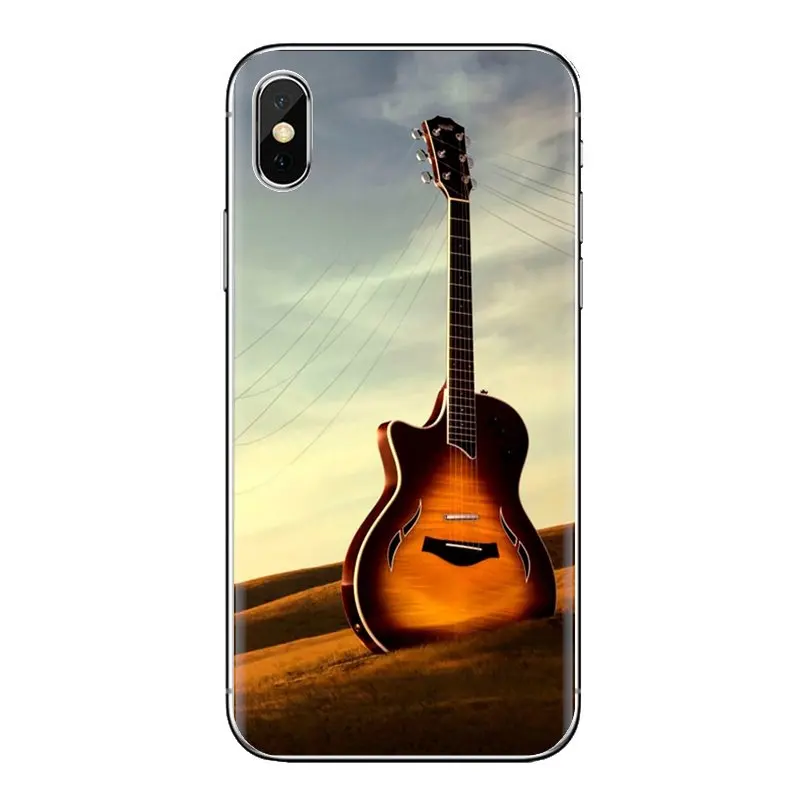 For Huawei G7 G8 P7 P8 P9 P10 P20 P30 Lite Mini Pro P Smart Plus 2017 2018 2019 Chord Guitar Transparent Soft Shell Covers |