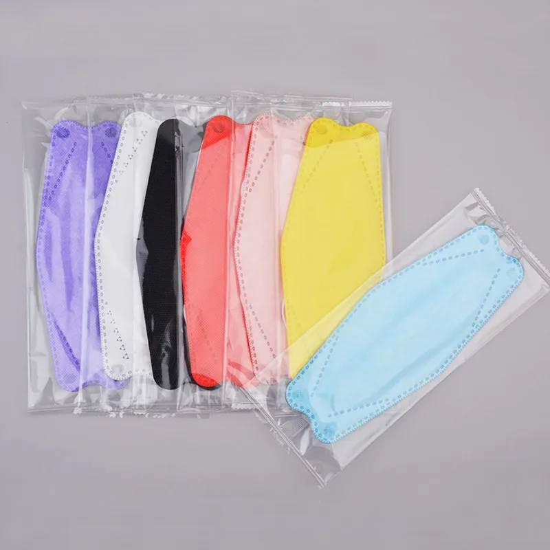 

10 шт./упаковка, многоразовая маска для лица в форме рыбы