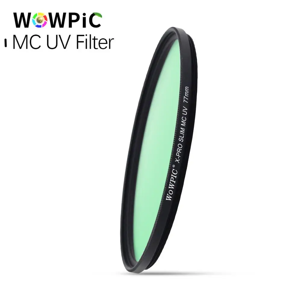 Супертонкий УФ-фильтр WOWPIC 58 мм 16 слоев с зеленым Muticoating защита для объектива