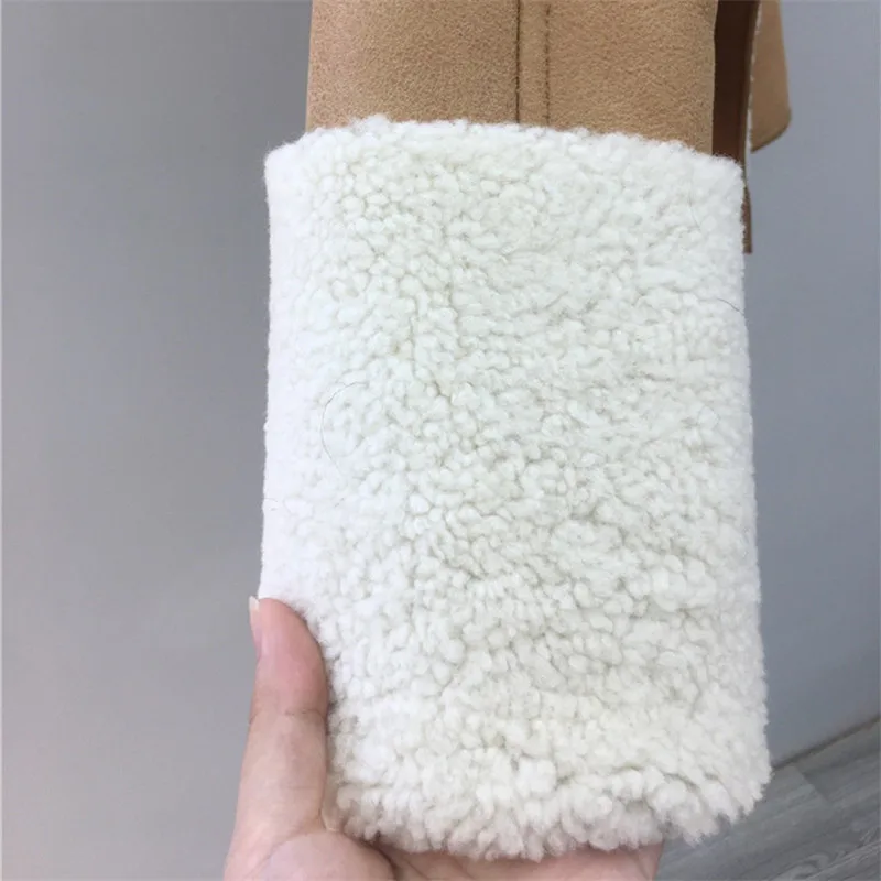 

Luxury Double Faced Fur Coat Winter Coat Women Natural Real Lamb Fur Short Jacket Fashion Brand