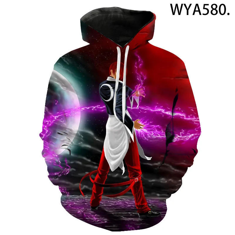 

Summer New Game King of Fighting 3D Printing Hoodie Men's and Women's Children's Sweatshirt Pullovers Boys and Girls Children's