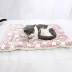 Коврик для кошек, кровать для собаки, коврик для сна, зимнее теплое мягкое фланелевое одеяло из овечьей шерсти, коврик для маленьких и больших собак, для кошек, двустороннее использование
