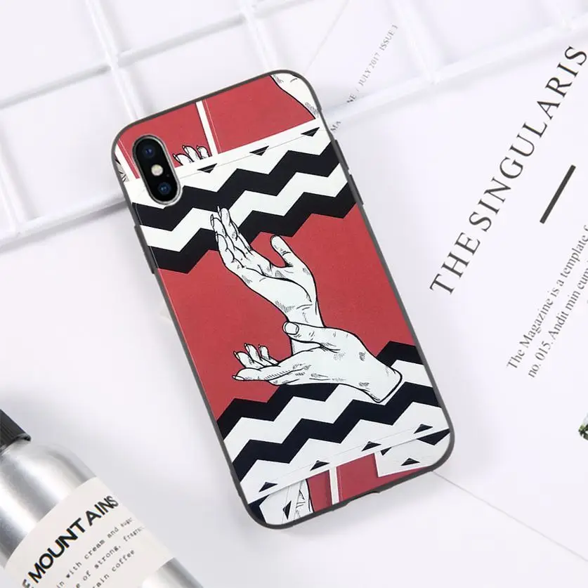

HTxian Welcome To Twin Peaks Novelty Fundas Phone Case Cover for iPhone 11 pro XS MAX 8 7 6 6S Plus X 5 5S se 2020 XR case