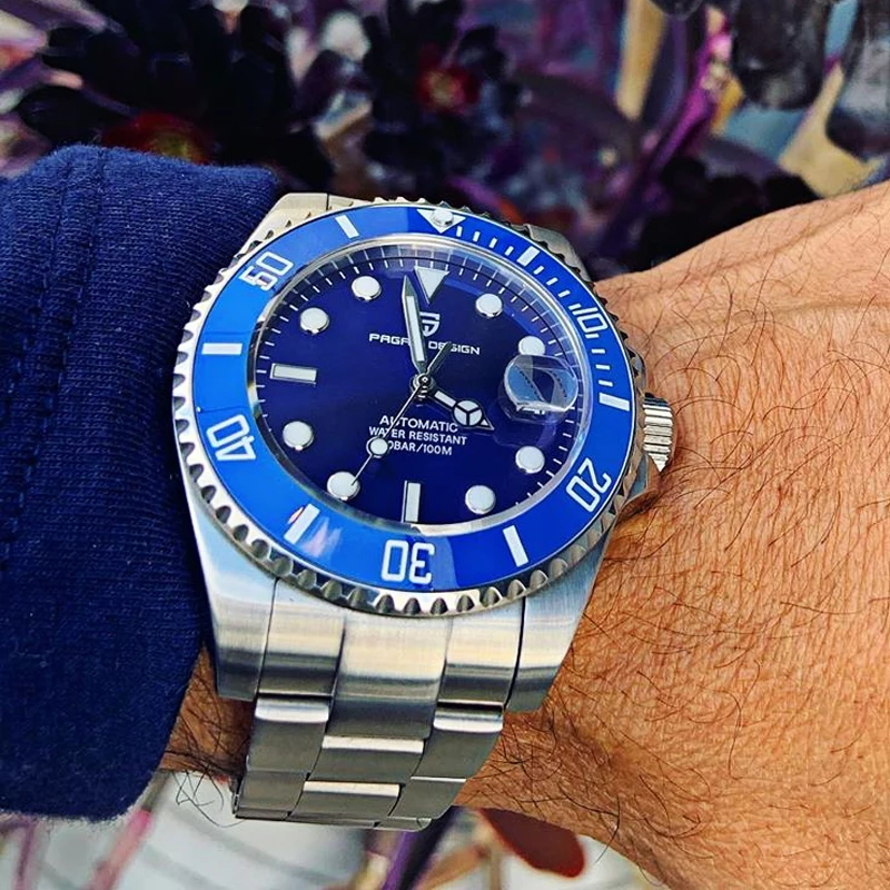 Mens Watches PAGANI DESIGN Top Brand Luxury Mechanical Watch Men NH35 Waterproof Sports Automatic Wristwatches Men Reloj hombres