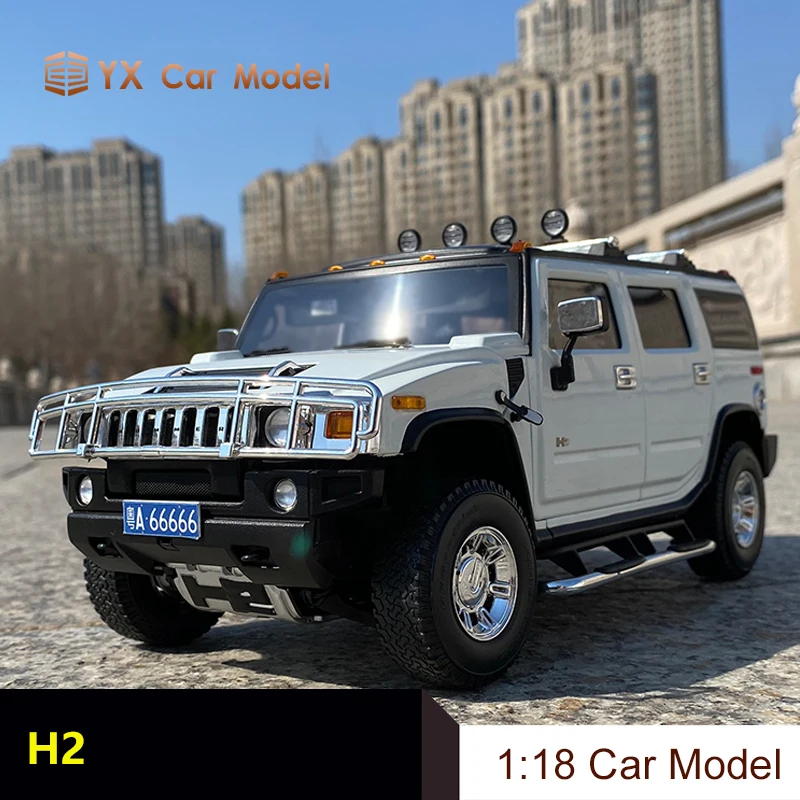 Литый под давлением автомобиль 1: 18 модель автомобиля Hummer H2 модифицированная