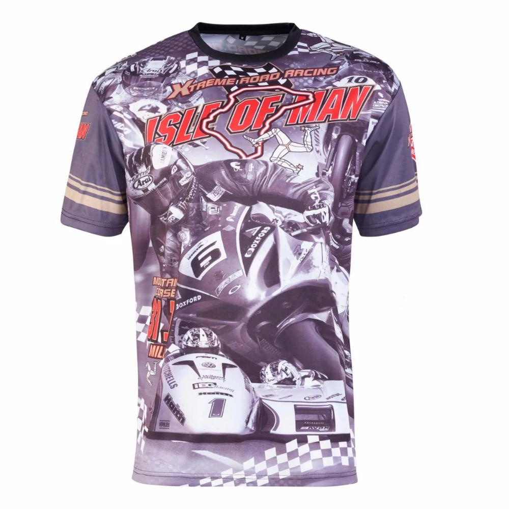 

Free Shipping Moto gp Isle of Man TT Superbike Champion Michael T-shirt Motorcycle Racing T-Shirts MX DH MTB Dirt Bike Motocross