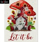 Набор для алмазной живописи LeCfun, круглыеквадратные божьи коровки, 5D, блестящие стразы для самостоятельной вышивки, подарок