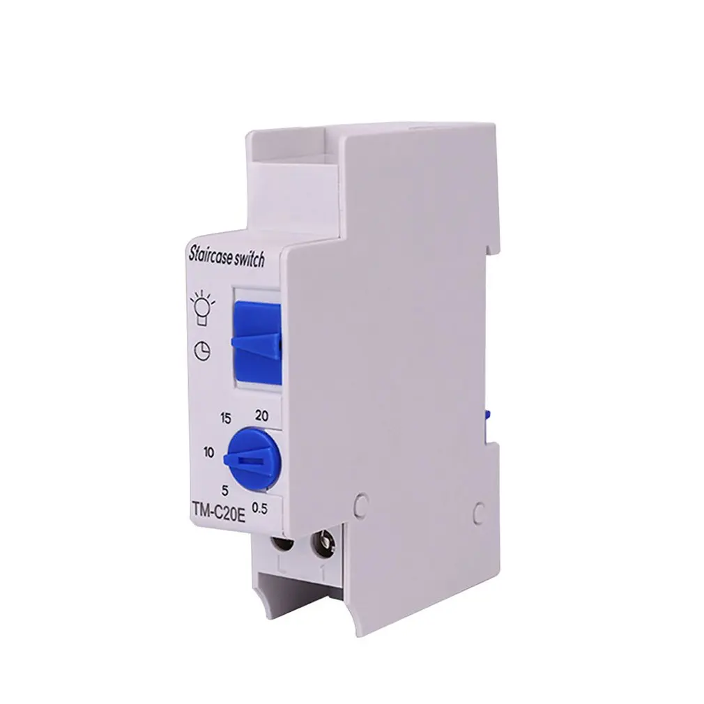 

TM-C20E 20 Minutes Stair Light Delay Timer DHC Relay Normally Open Contact Ad Timer Switch Timer Staircase Timer Mechanical