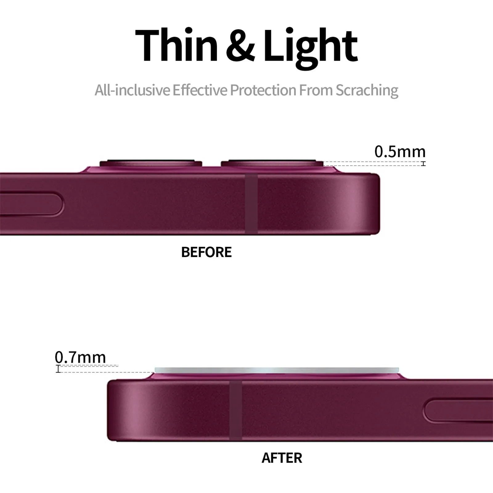 HD шелковая пленка для объектива камеры против царапин iPhone 13 Mini Pro Max защита экрана