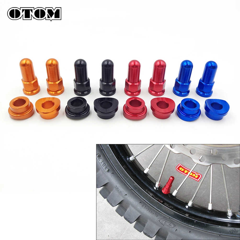 OTOM 1 Pair Universal Aluminum Motorcycle tire valve caps Bullet design Car Truck Air Port Cover Tire Rim Valve Wheel Stem Cap